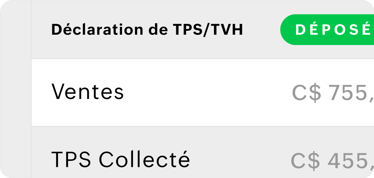 VAT return report, marked as filed, with VAT on sales and purchases listed